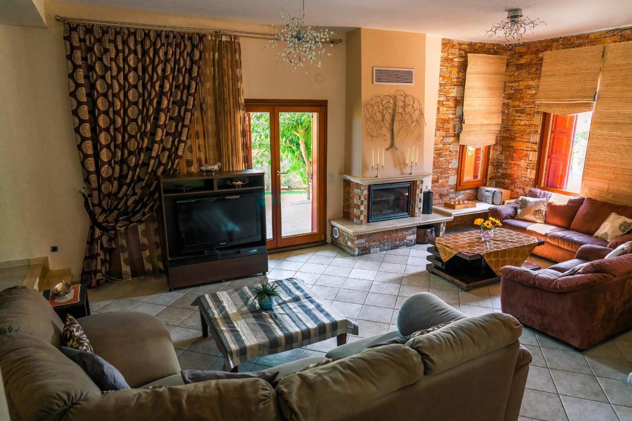 Chariklia'S House With Private Pool Villa Kato Lekhonia Ngoại thất bức ảnh